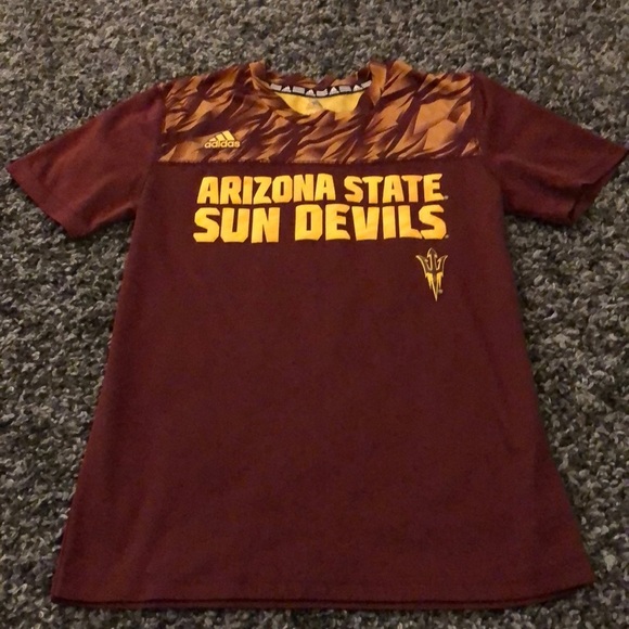 ADIDAS Arizona state sun devils kids Shirt. EUC - Picture 1 of 4